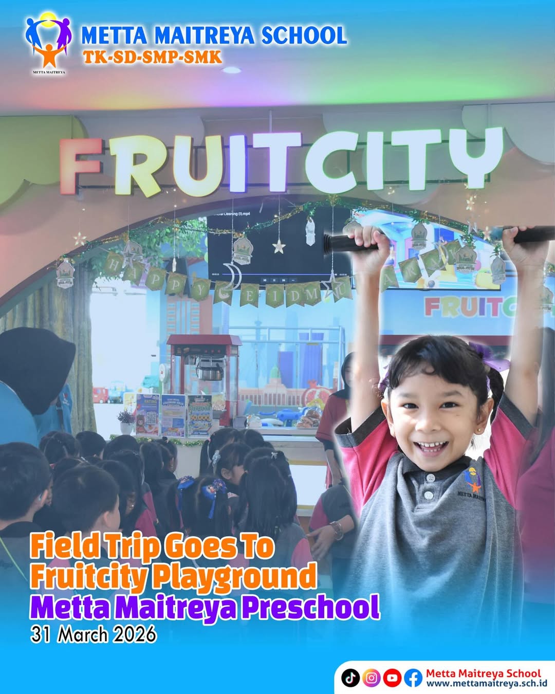 Field Trip Goes to Fruitcity Playground - Metta Maitreya Preschool